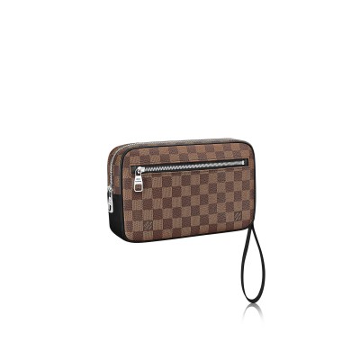 LOUIS VUITTON DAMIER EBÈNE KASAI CLUTCH N41663 (24*16*6cm)